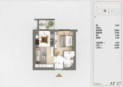 OrtomanApartament 2 camere